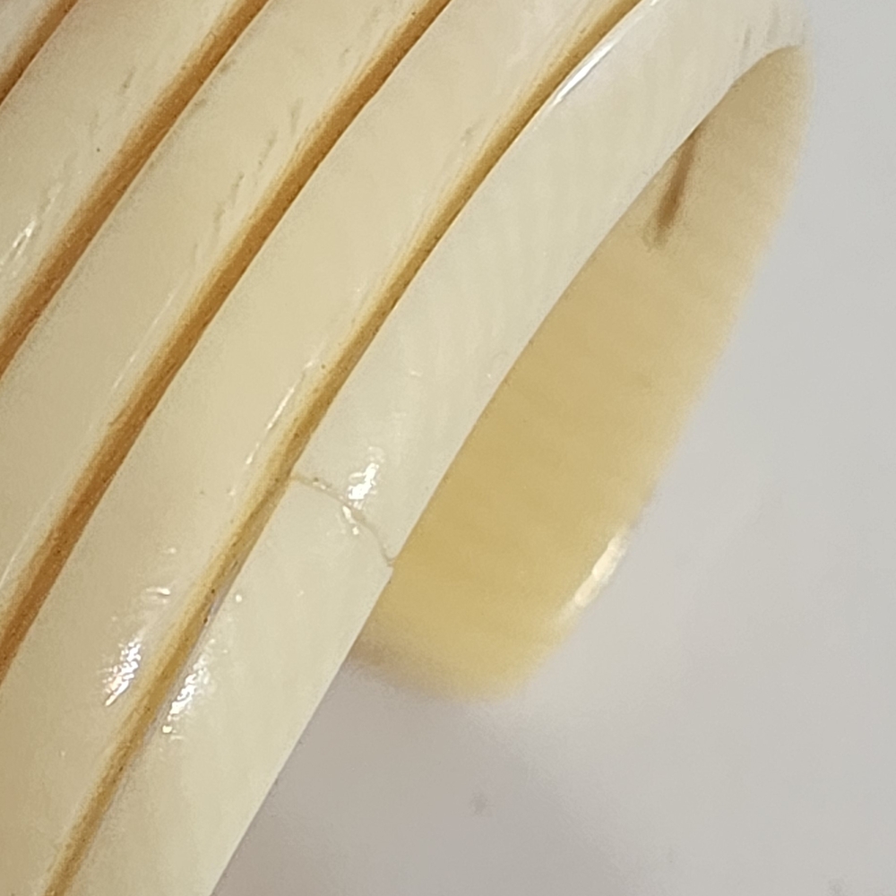 Ivory Polished Cuff  Bangle - Picture 4 of 7